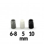 Redukcia pre 6 a 8 mm miešačky na pripojenie dávkovacích ihiel s uzáverom luer lock