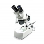 Osvetlenie pre mikroskopy husí krk 2x LED ALU
