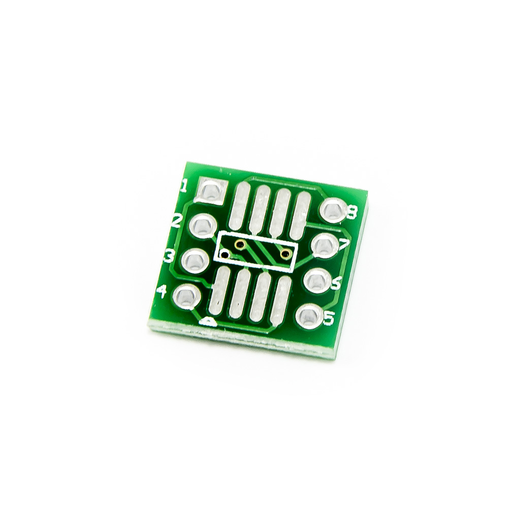 PCB adaptér z SOP8 SO8 SOIC8 TSSOP8 MSOP8 na DIP8 2.54mm