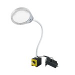LED lampa s lupou PDOK PD-032B biela 8D 3x zväčšenie s magnetickou základňou