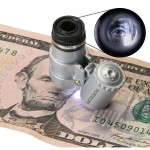 Vreckové kontaktné miniatúrne mikroskopy so 60-násobným zväčšením