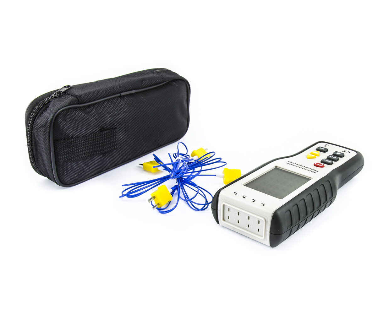 Štvorkanálový profesionálny teplomer Xintest HT-9815