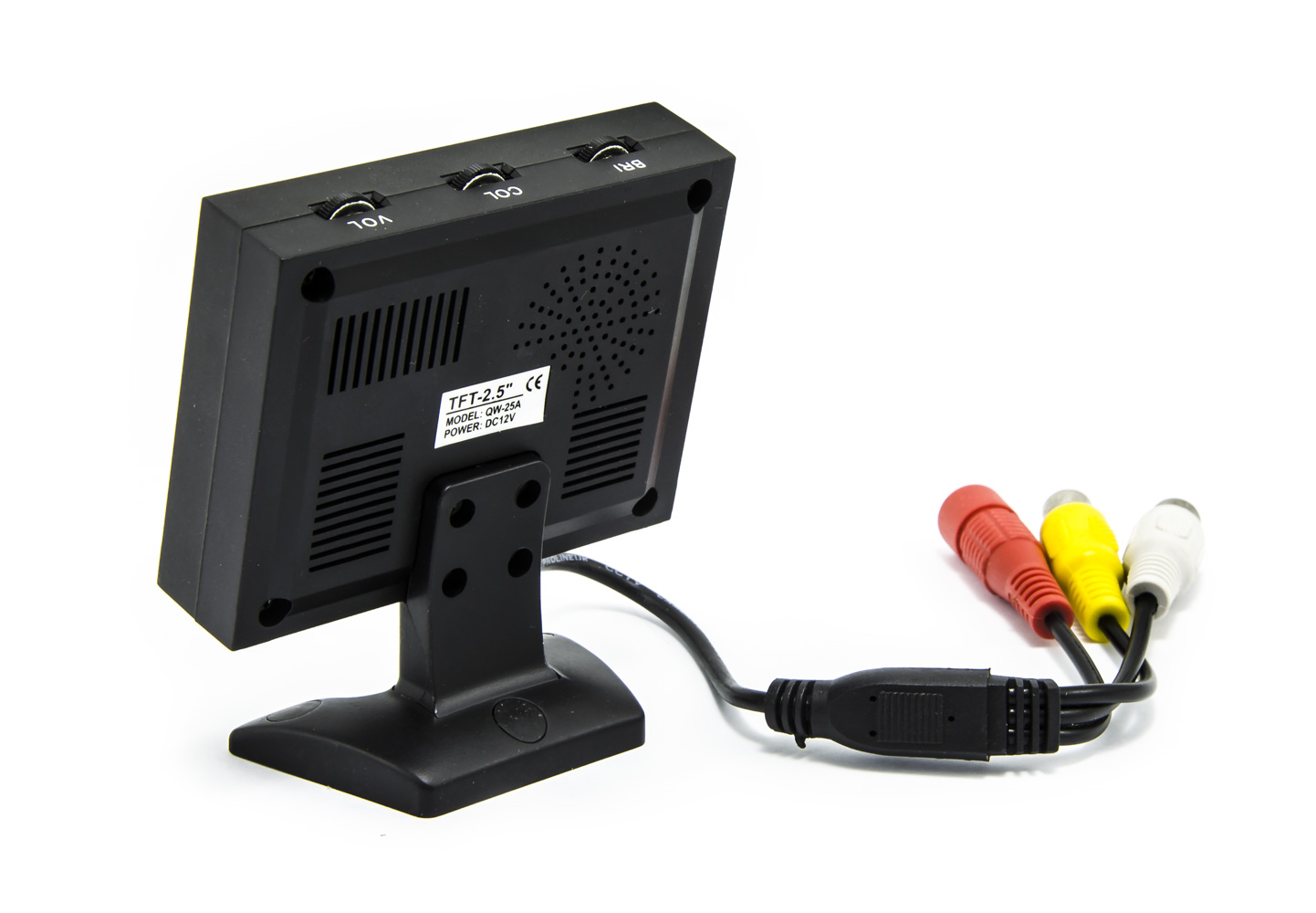 Prenosný LCD monitor 2,5 "12V 480x228px Cinch