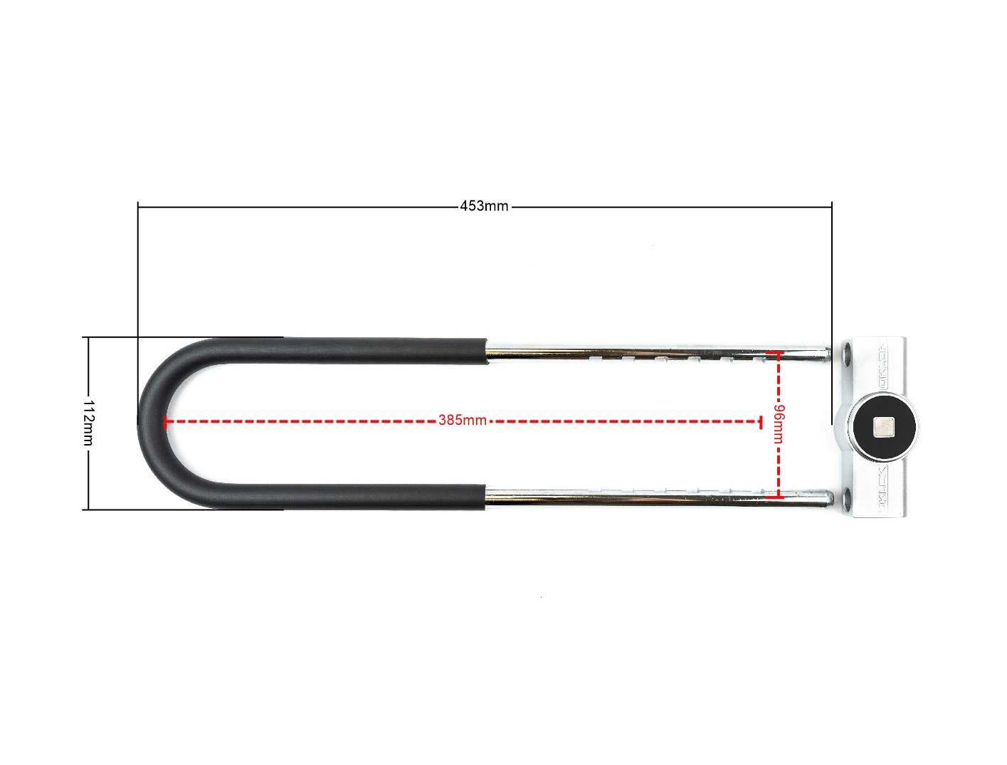 Chytrý zámok B-U-04 s čítačkou odtlačkov prstov a Bluetooth pre výlohy, motorky a autá.