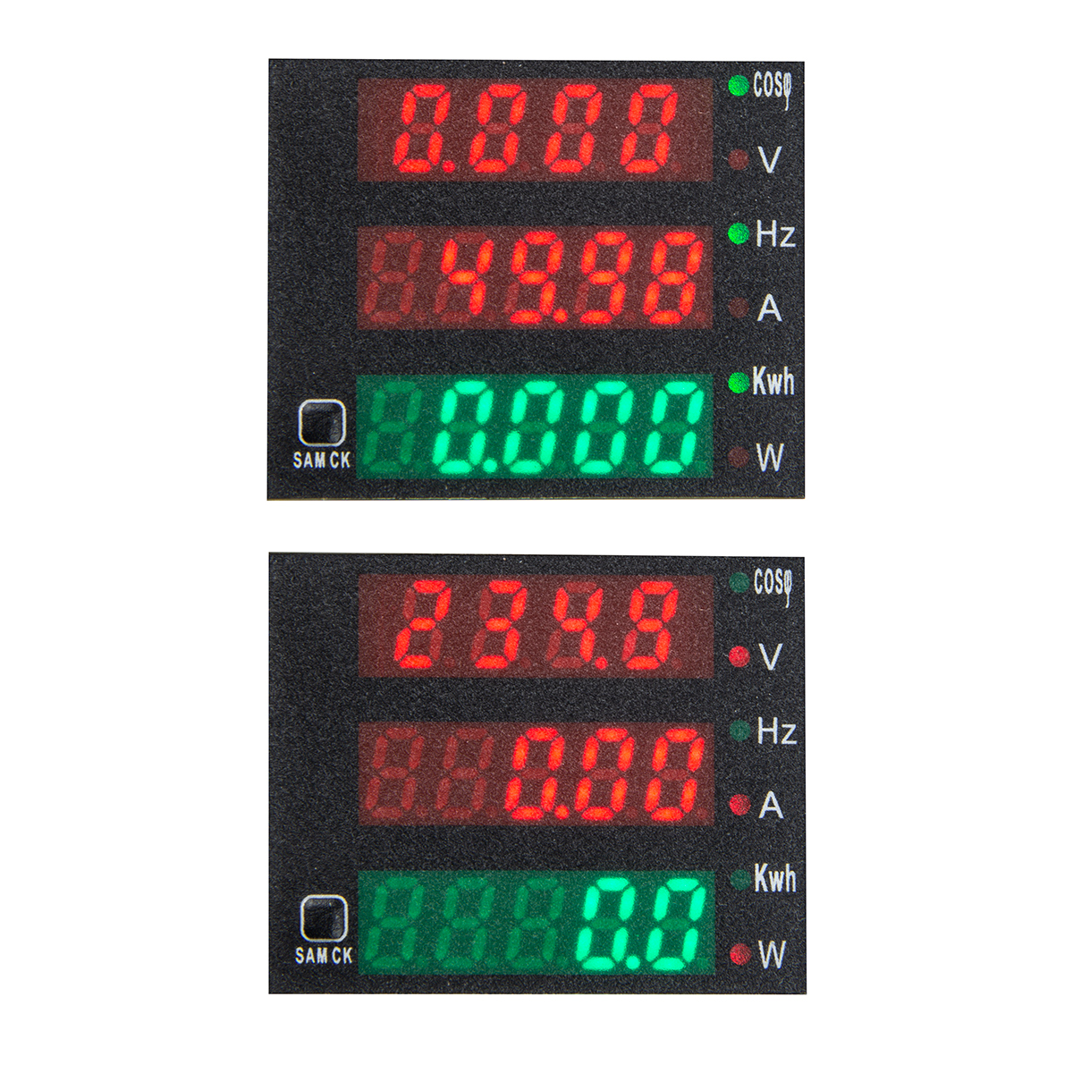 Multifunkčný merač napätia, prúdu a výkonu na DIN lištu AC 80~260V/100A - toroidný transformátor prúdu