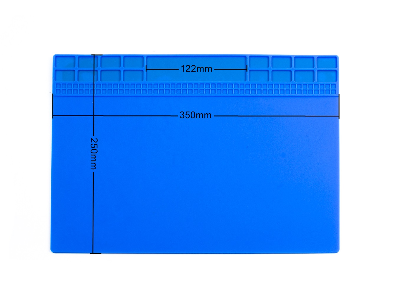 Malá silikónová servisná podložka s zoraďovačom na skrutky 35x25cm