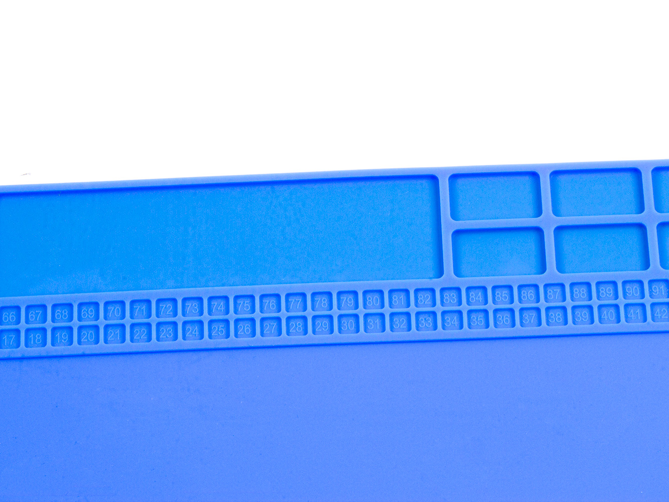 Malá silikónová servisná podložka s zoraďovačom na skrutky 35x25cm