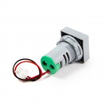Digitálny ampérmeter AC 0-100A pre zapustenú inštaláciu 22 mm štvorcový