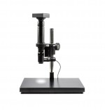 Monokulárny mikroskop s 30-200-násobným zväčšením a vnútorným osvetlením na kontrolu a defektoskopiu