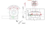 Dvojosový solárny tracker Huayue pre 12 panelov - 6,6 kW.