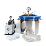 Vákuová komora 8 l s olejovým čerpadlom 230V/50Hz