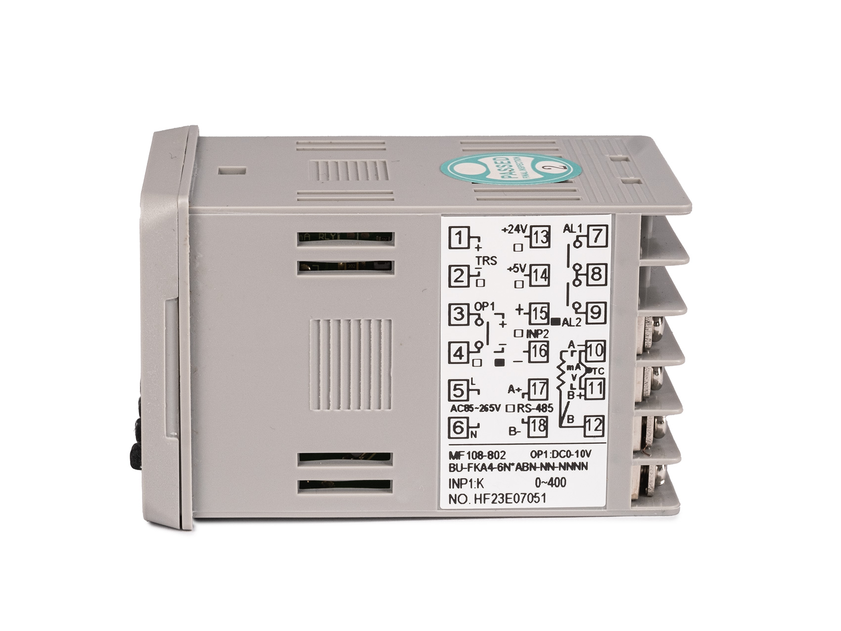 PID regulátor MF108-802-VN Lo/Hi Alarm, napäťový výstup pre SSR relé
