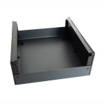 Stavebný box kov/plast 202x80x220mm - čierny