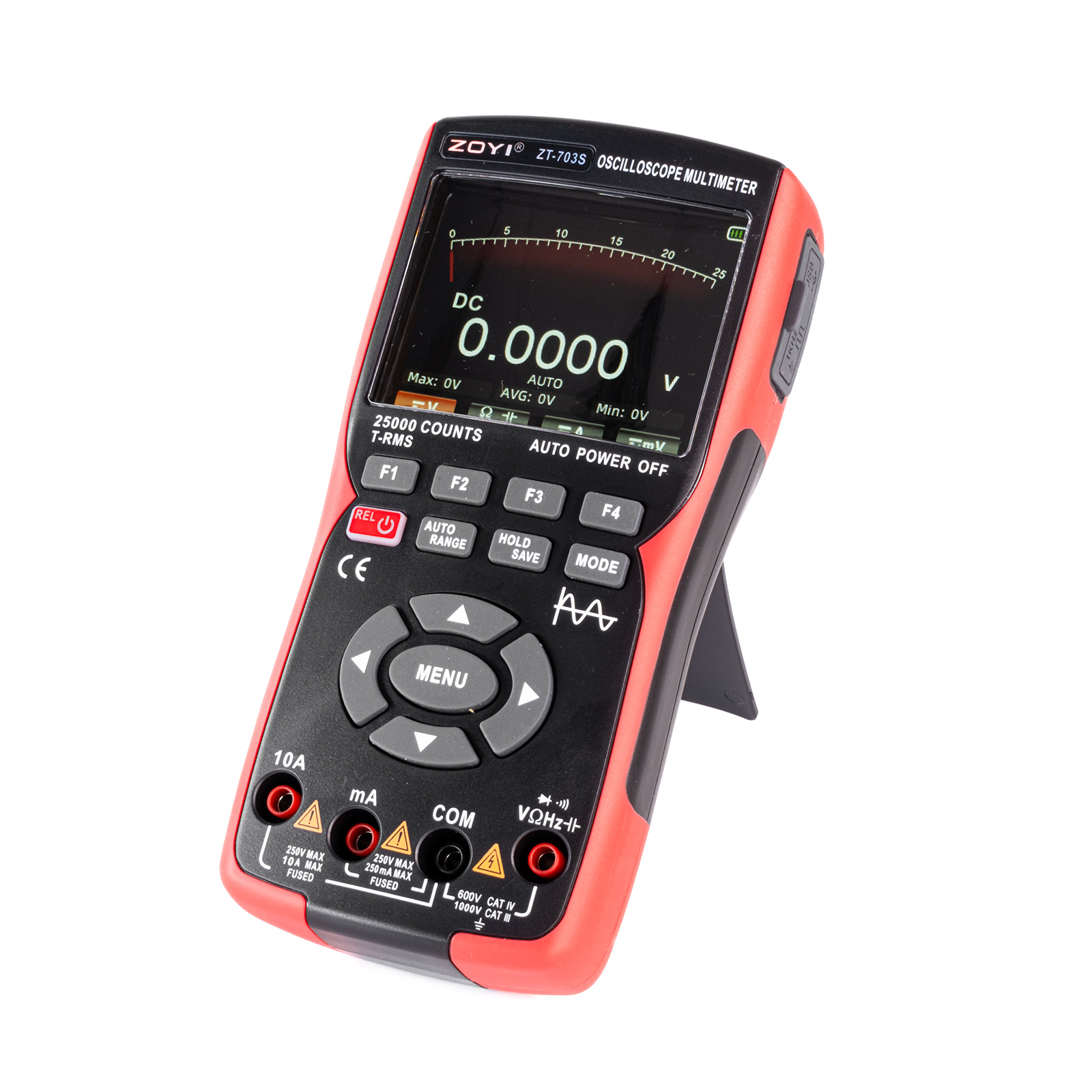 ZOYI ZT-703S 3V1 - multimeter s osciloskopom a funkčným generátorom