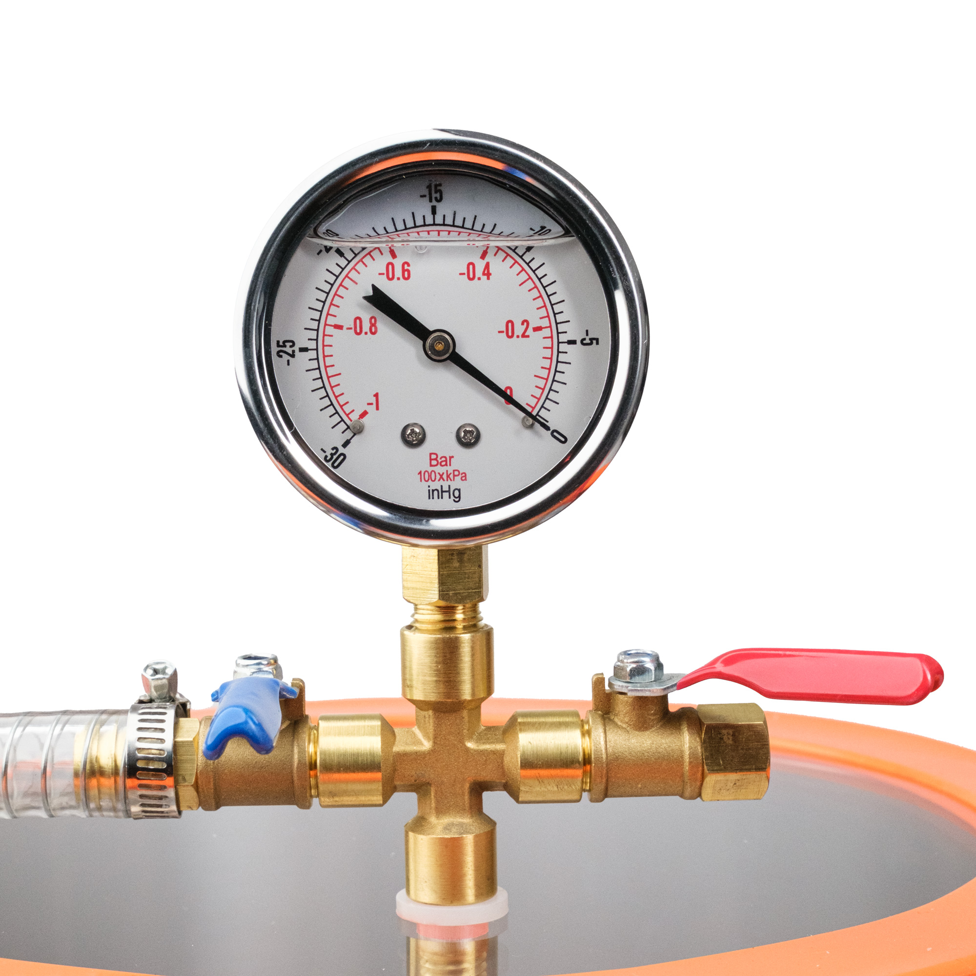 Vákuová komora 18 l s olejovým čerpadlom 230V/50Hz