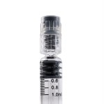 Sklenená injekčná striekačka Luer-Lock 1 ml